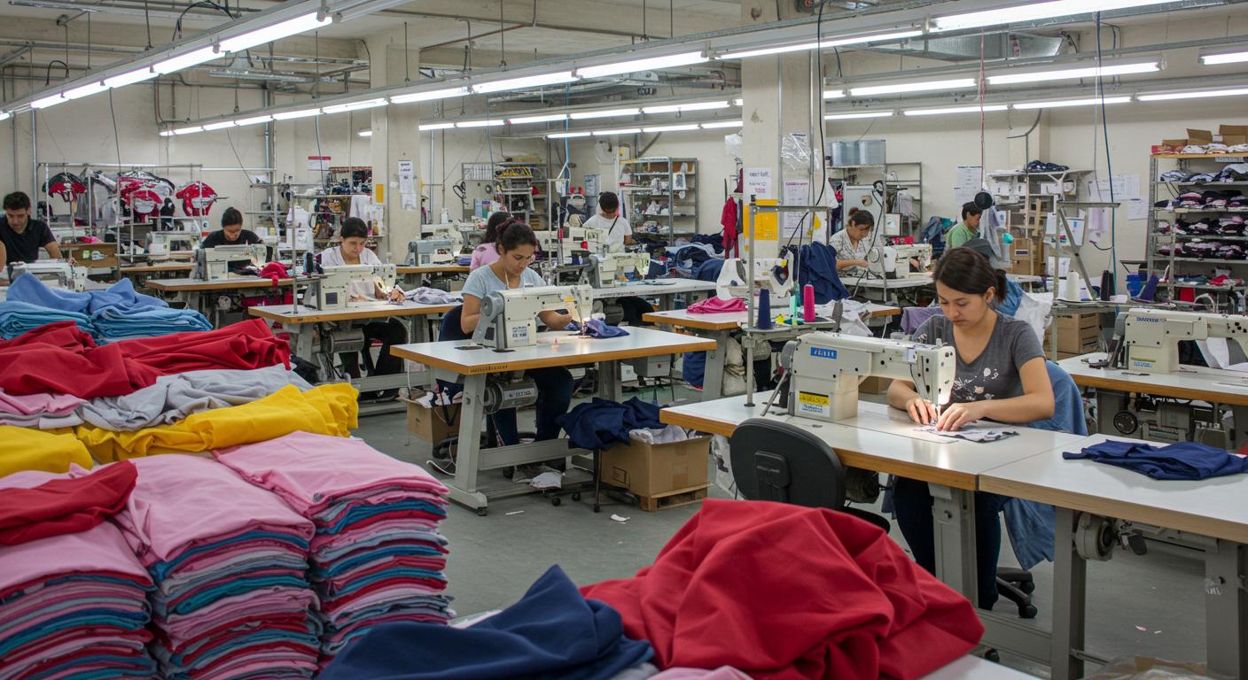 Швейная фабрика для пошива по материалу из хлопка