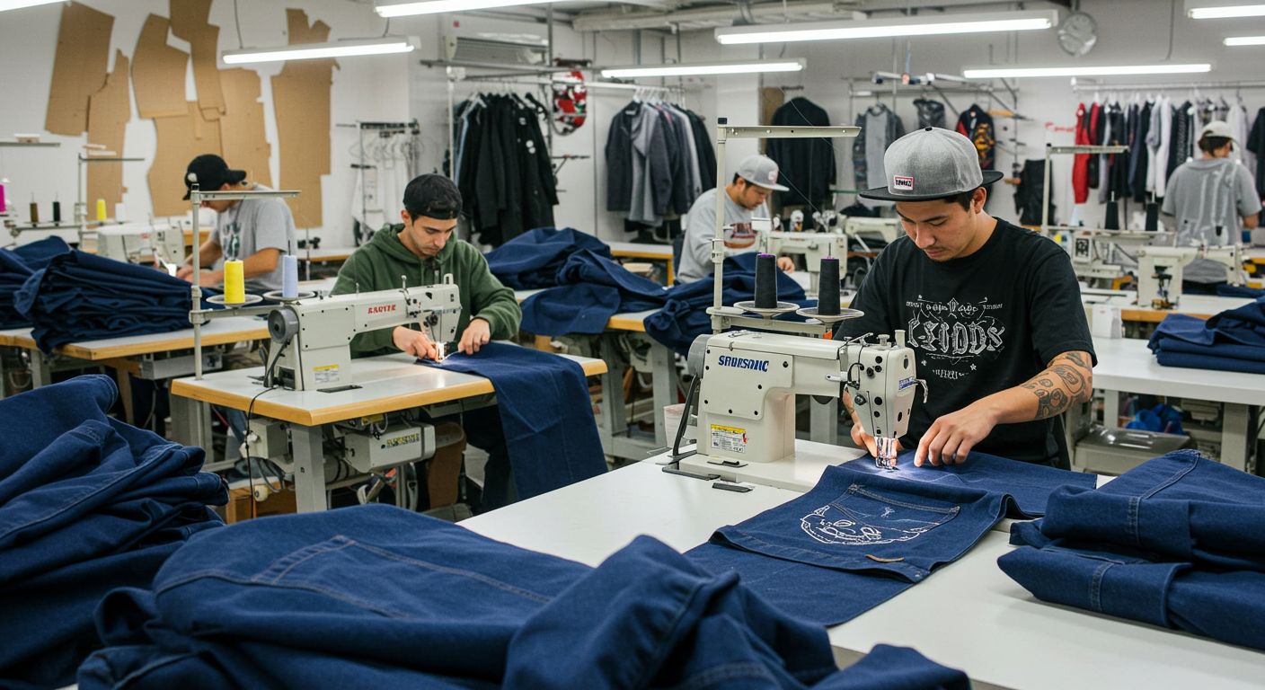 Пошив одежды с прямым кроем для мужчин