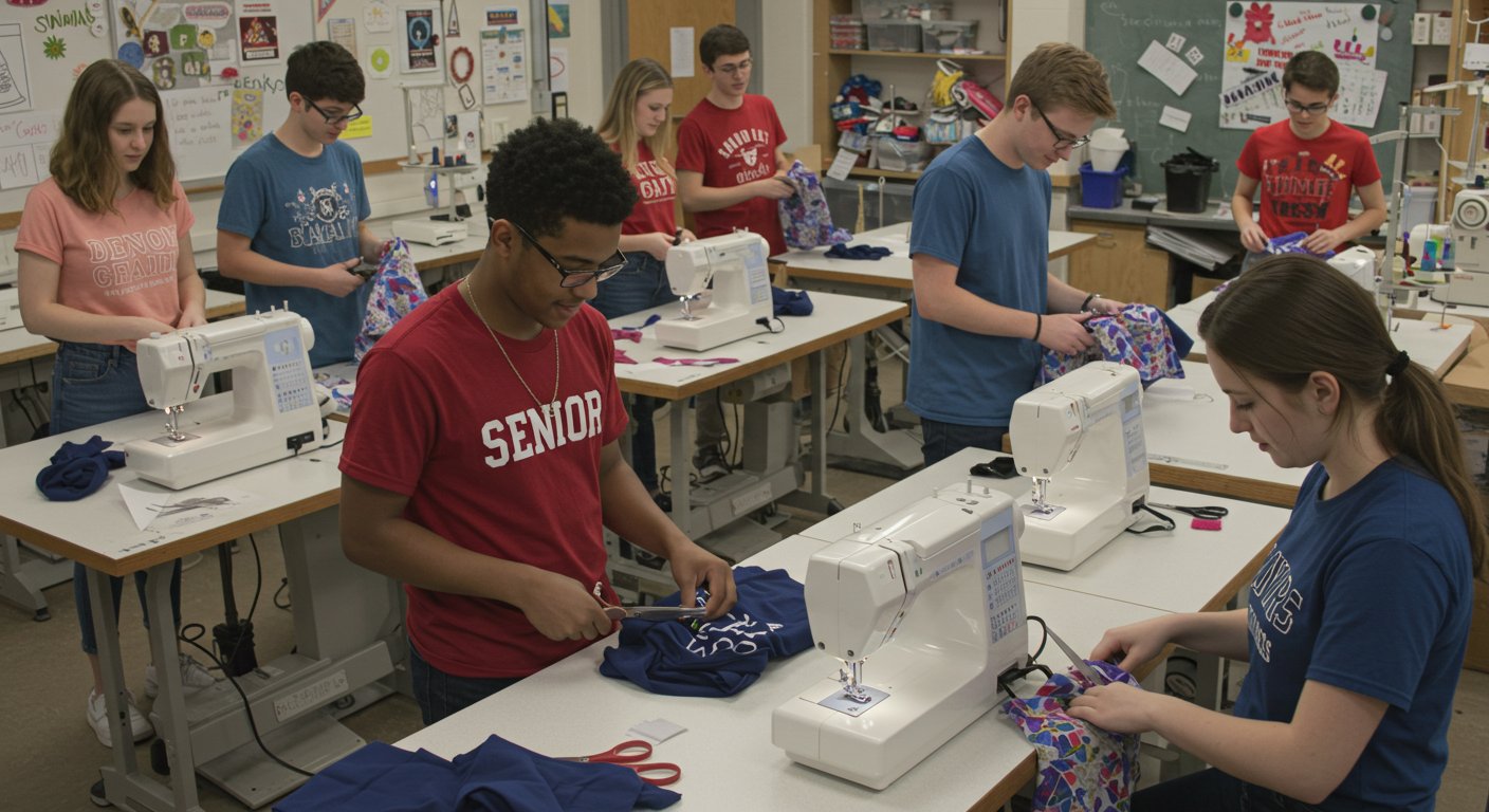 Школьные футболки для старших классов