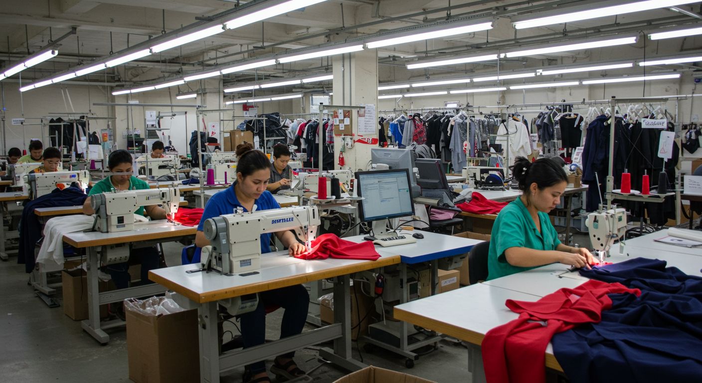 Швейная фабрика для пошива по масштабу для среднесерийного производства аксессуаров