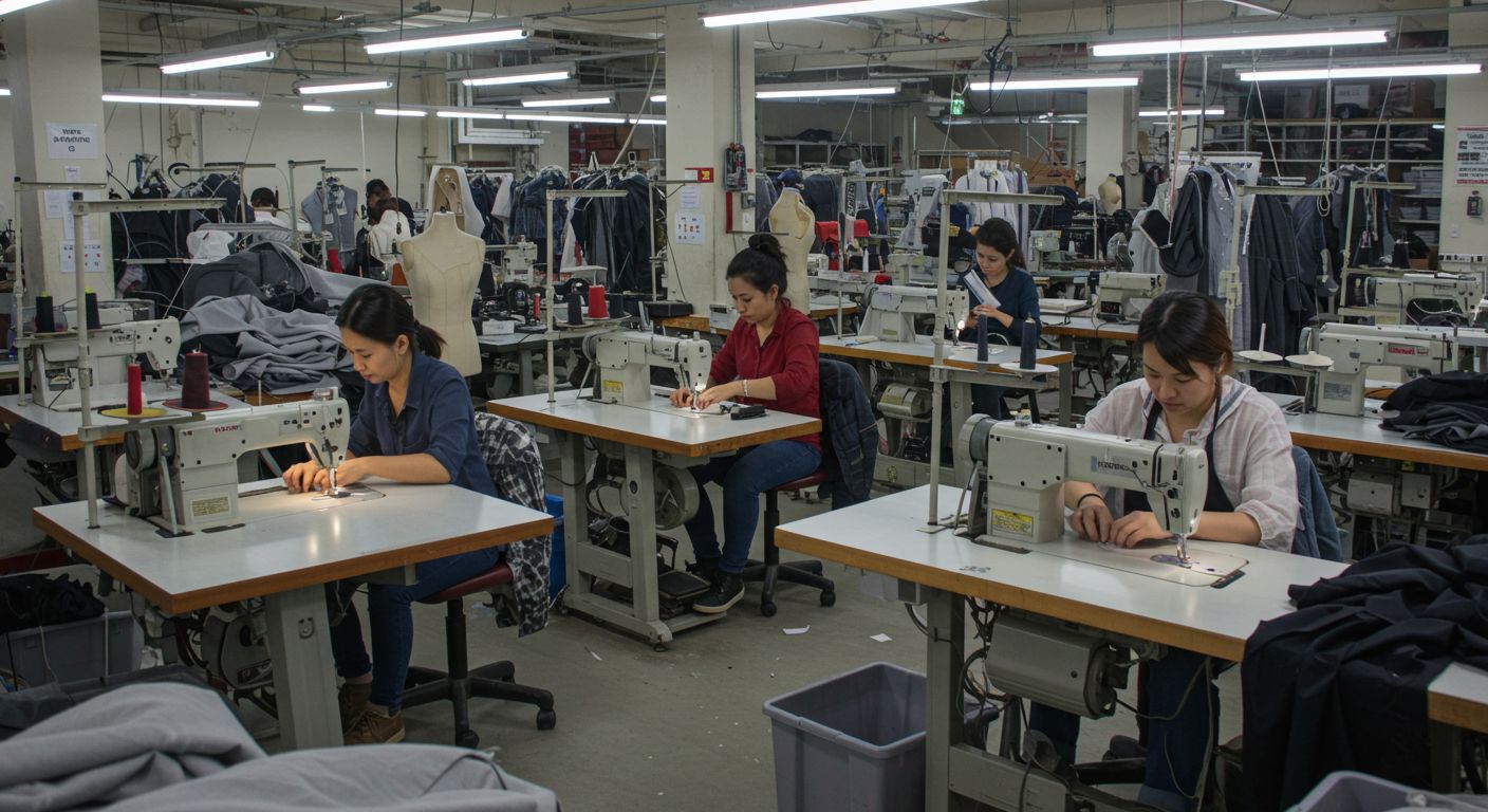 Швейная фабрика по пошиву одежды