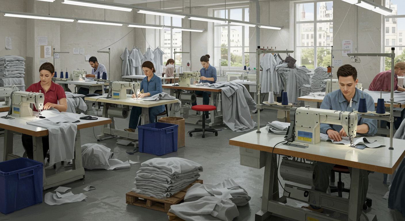 Швейная фабрика для пошива из хлопка