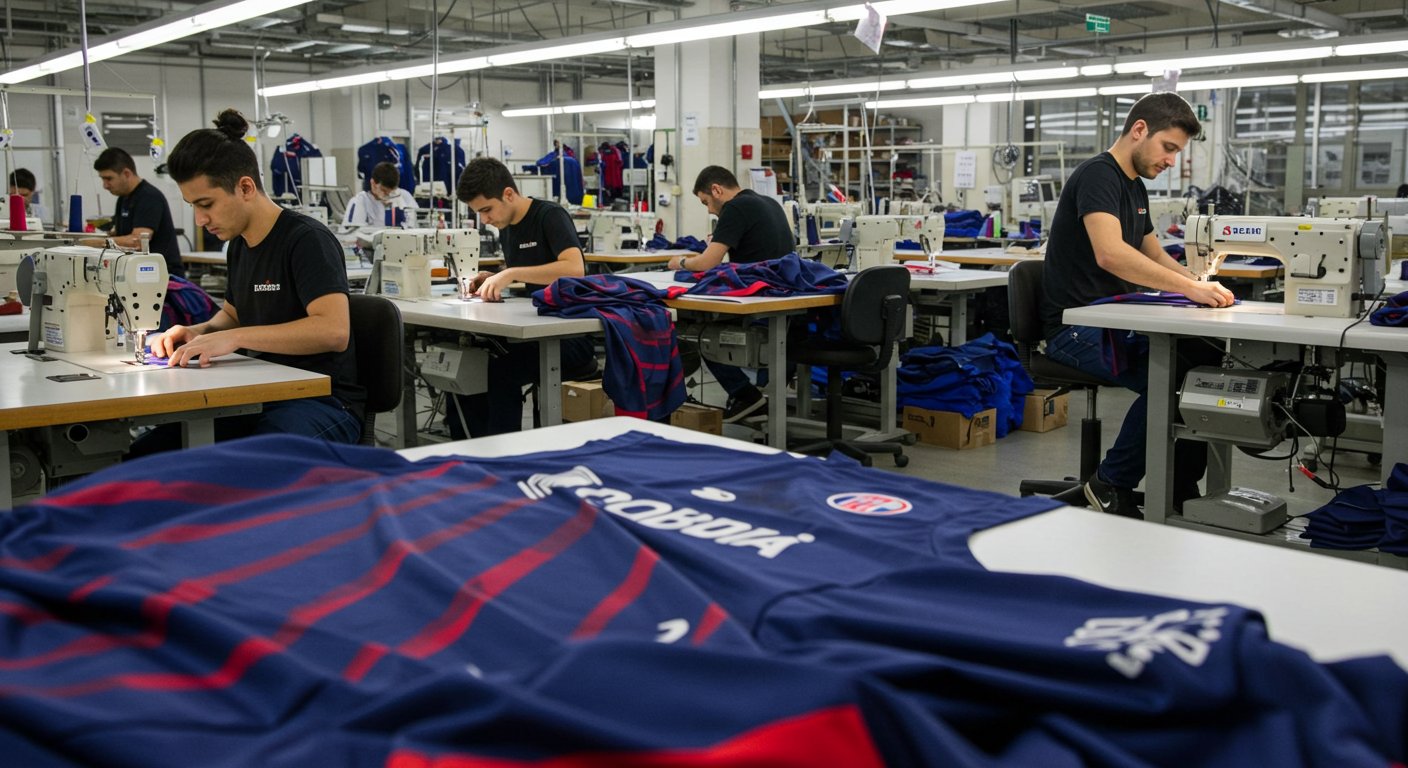 Пошив спортивной одежды для профессиональных футбольных клубов