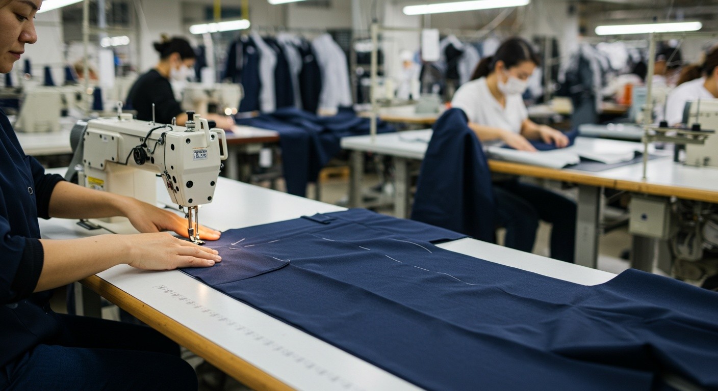 Брюки с прямым кроем