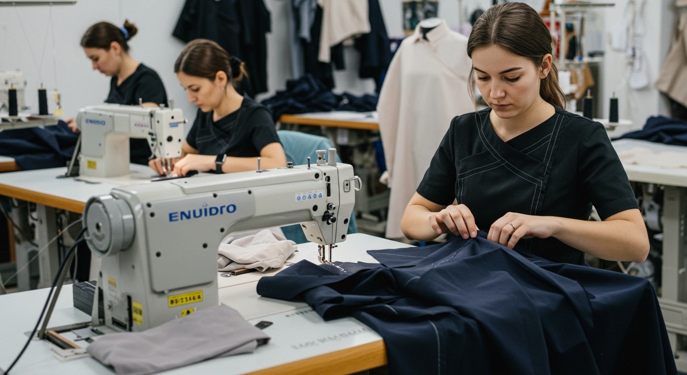 Блузка с асимметричными деталями