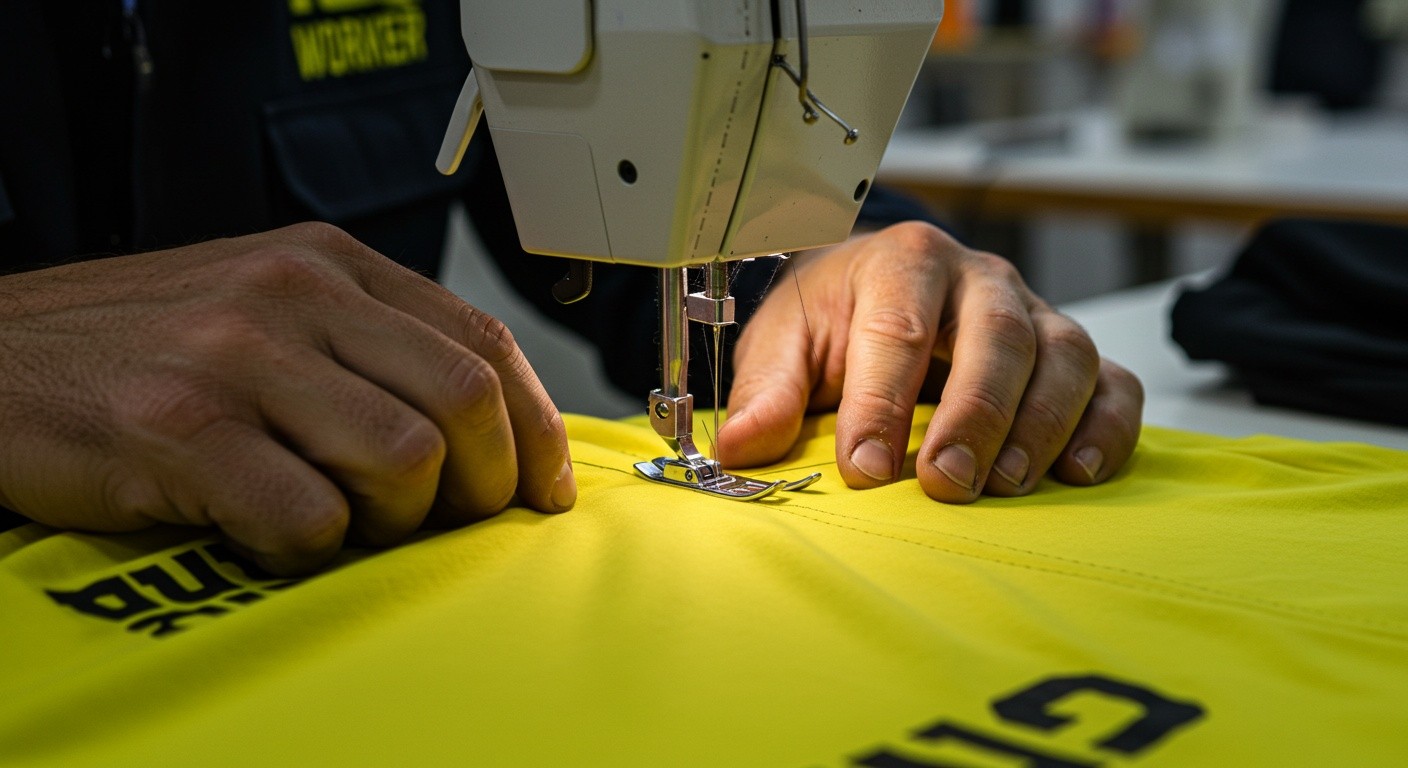 Пошив производственных рабочих футболок