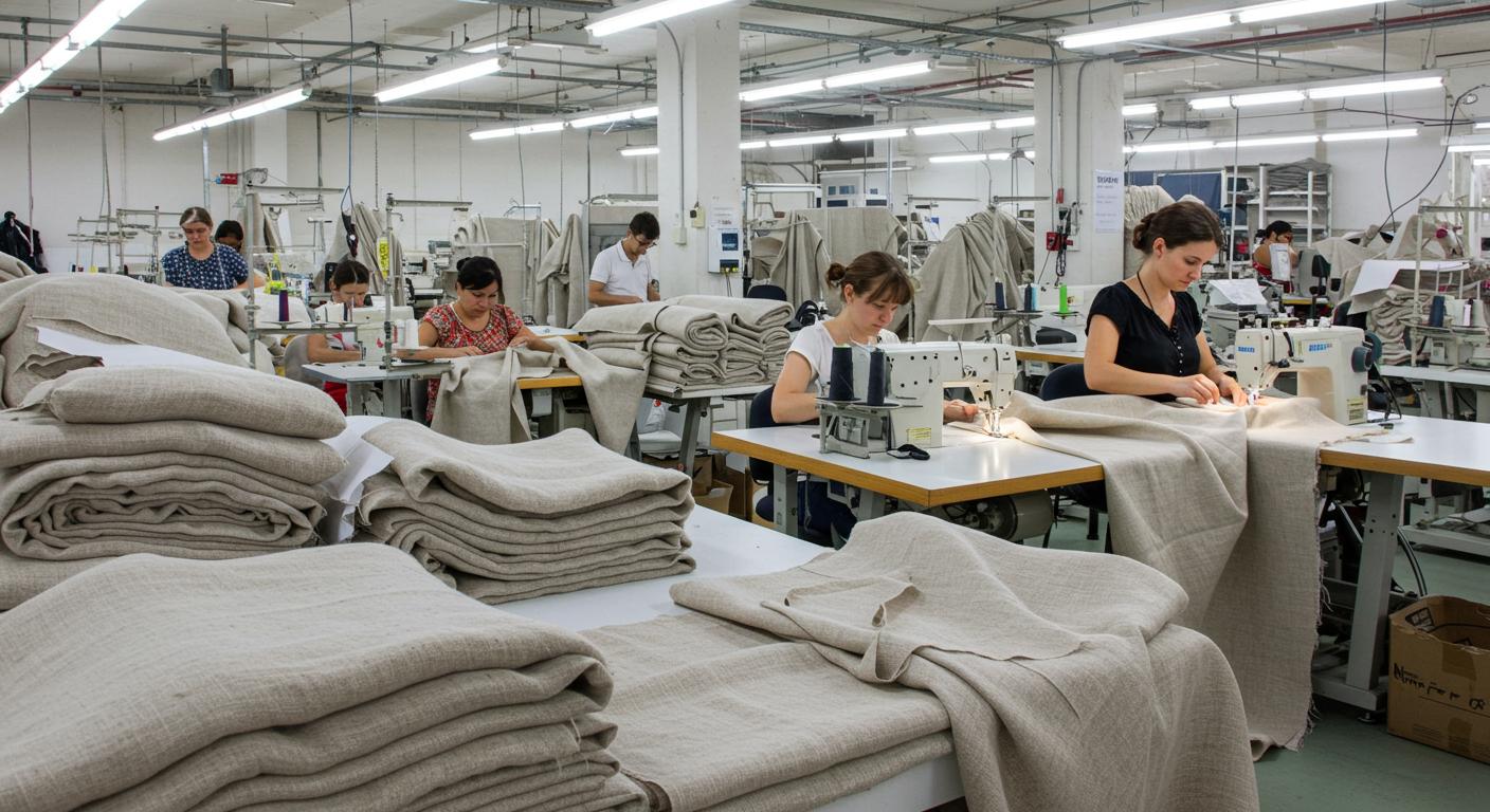 Швейная фабрика для пошива из льна