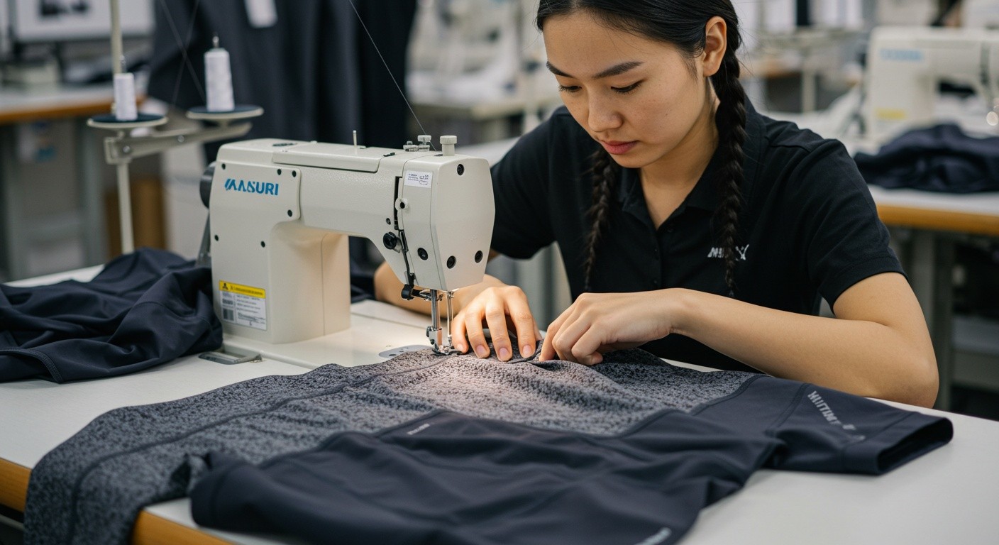 Пошив спортивной одежды из синтетических материалов