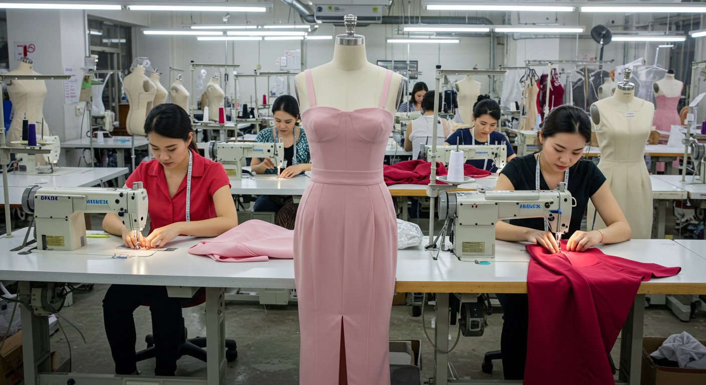 Приталенное платье