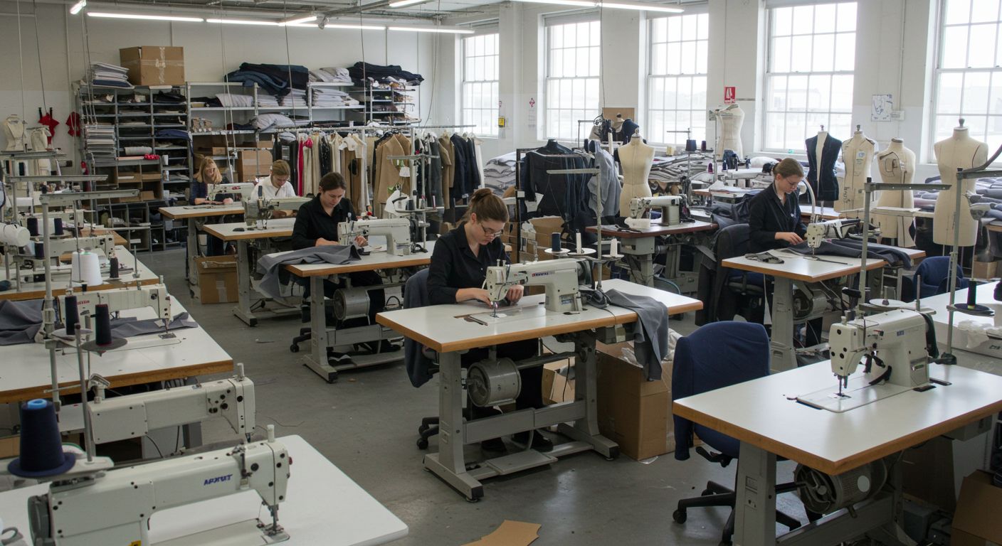 Швейная фабрика для пошива по масштабу для индивидуальных заказов верхней одежды