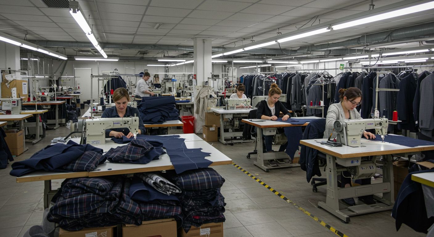 Швейная фабрика для пошива по масштабу для индивидуальных заказов спецодежды