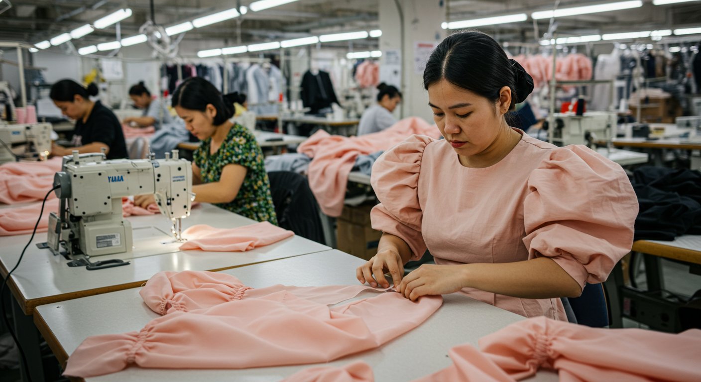 Пошив блузок с пышными рукавами