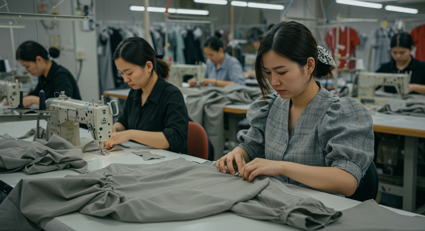 Блузка с пышными рукавами