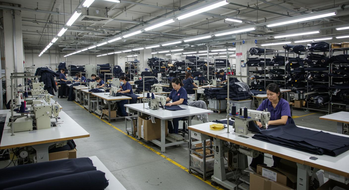 Швейная фабрика для пошива по масштабу для промышленных заказов корпоративной формы