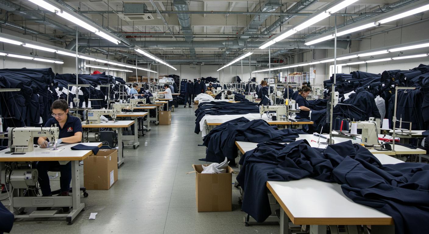 Промышленный пошив корпоративной формы