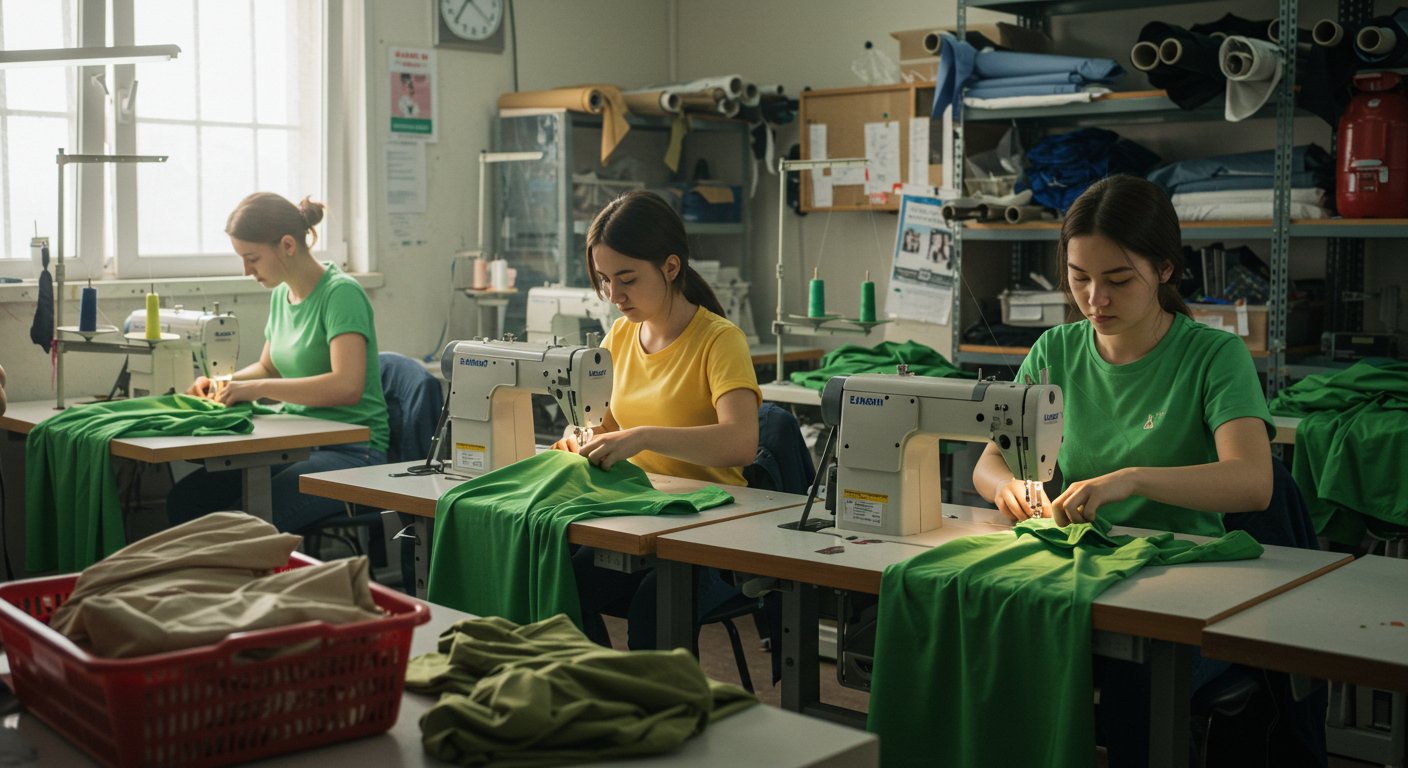 Пошив спортивных футболок средними партиями