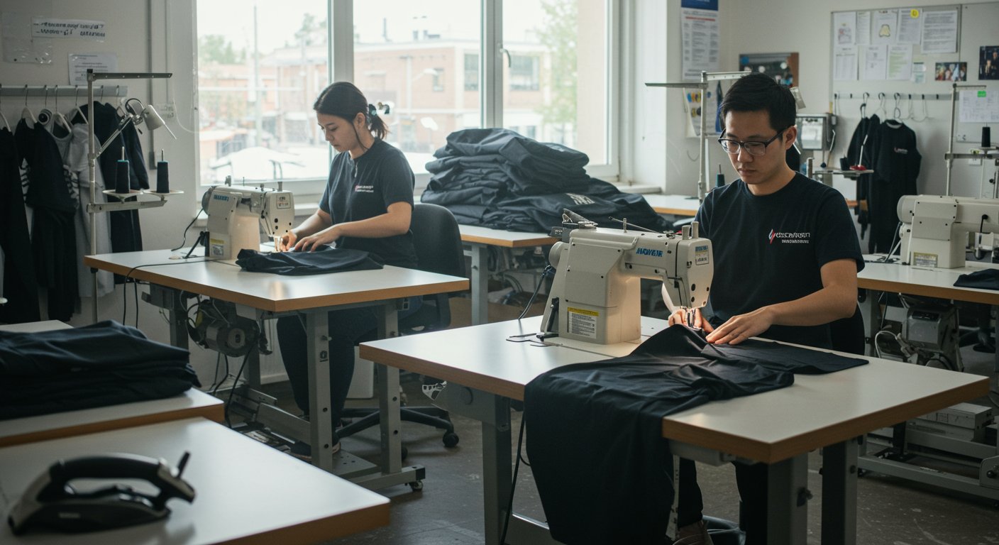 Пошив промо футболок средними партиями