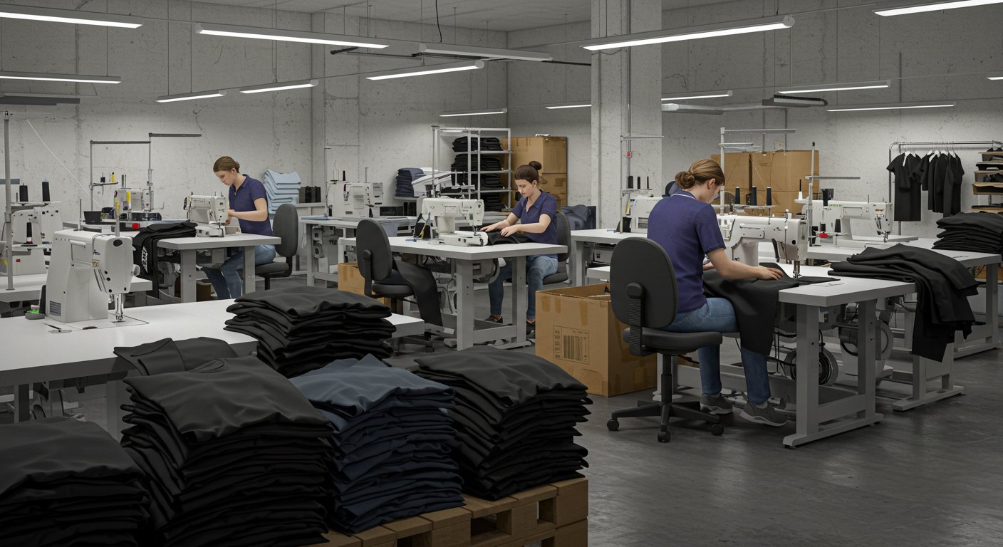 Пошив брендовых футболок средними партиями