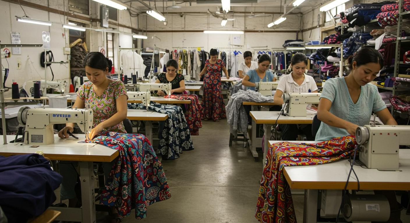 Пошив повседневной одежды с расклешенными элементами