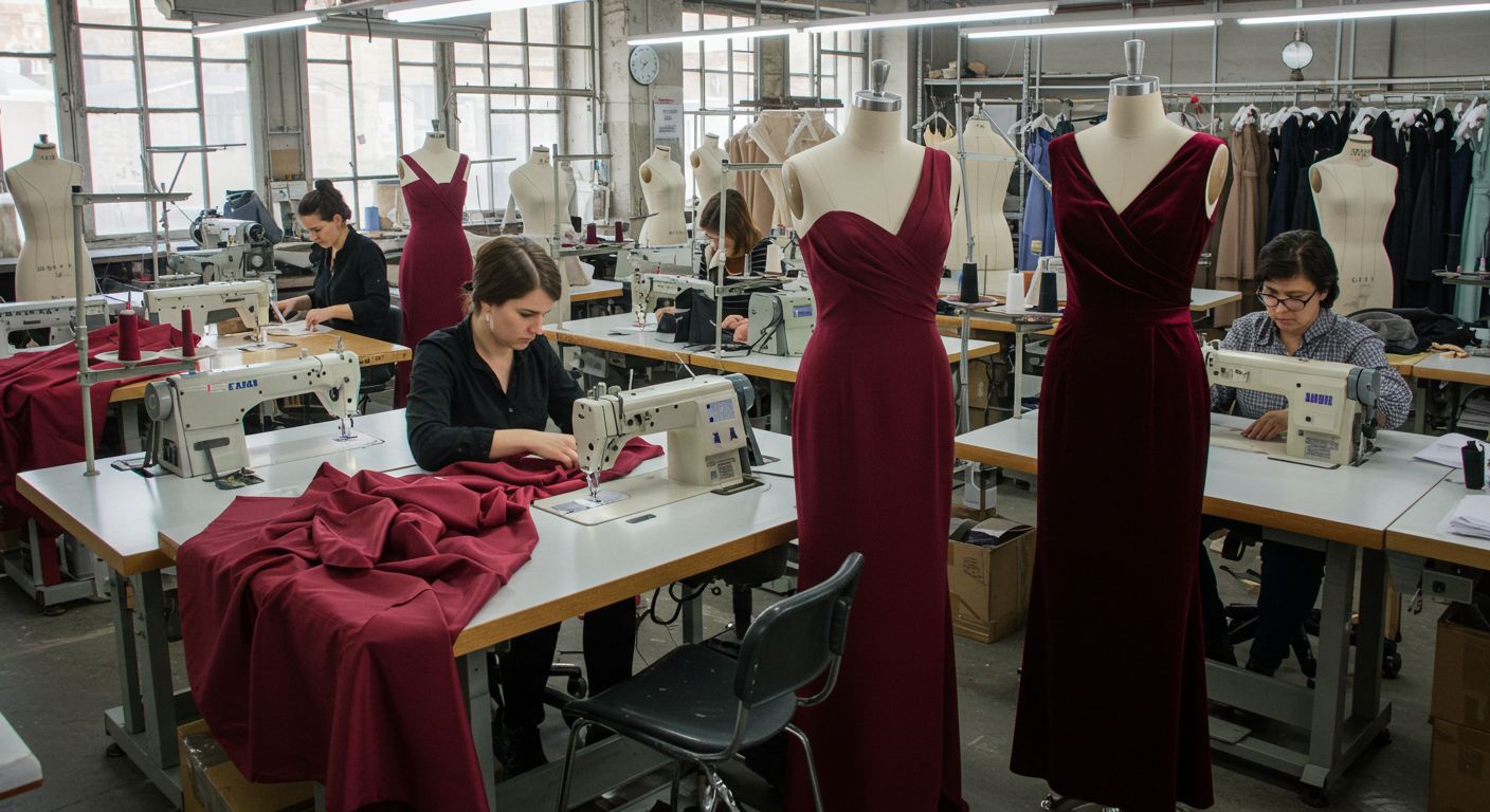 Швейная фабрика для пошива по форме приталенного кроя для офисной одежды