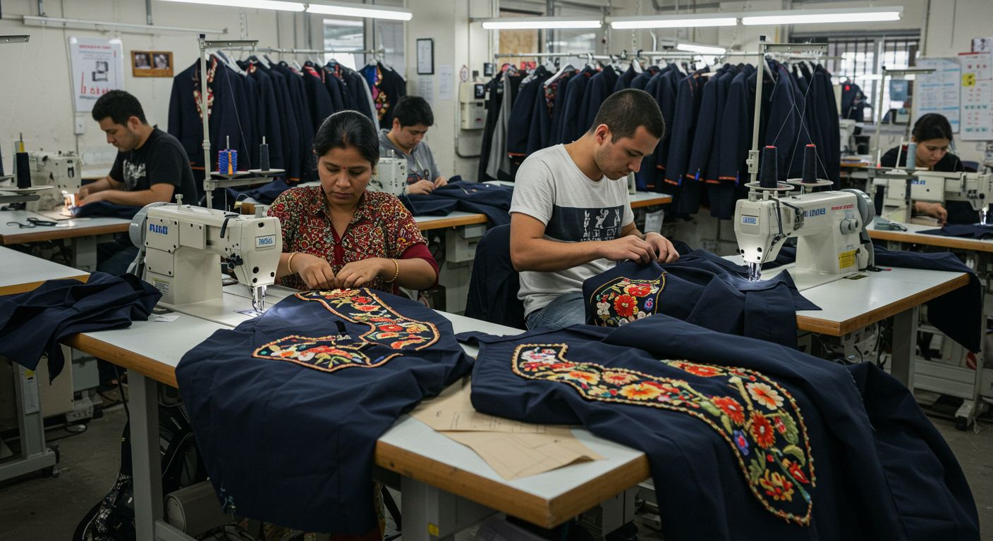 Пошив жакетов с декоративными вставками и карманами