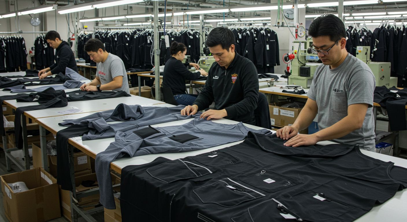 Производство спортивной одежды с карманами