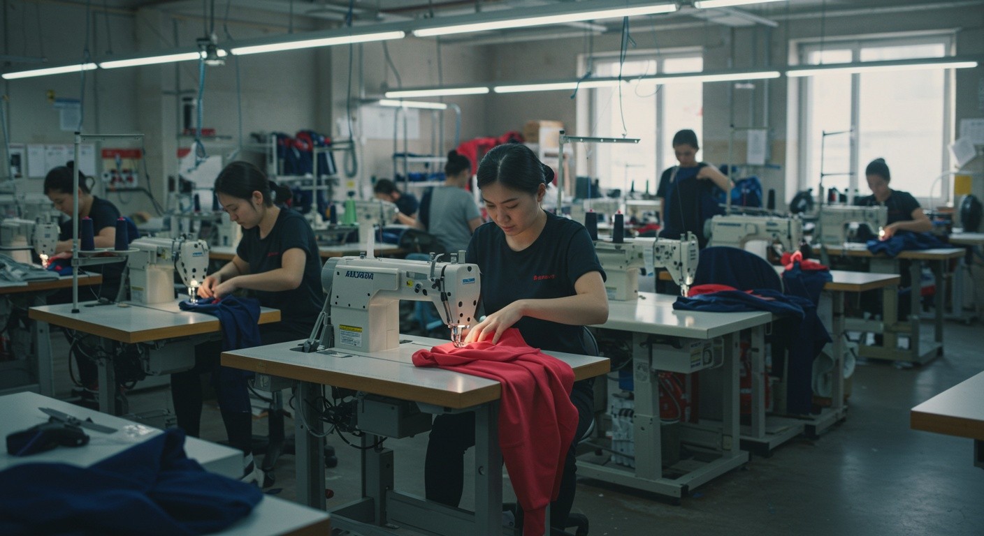 Швейная фабрика для пошива по форме свободного кроя для верхней одежды