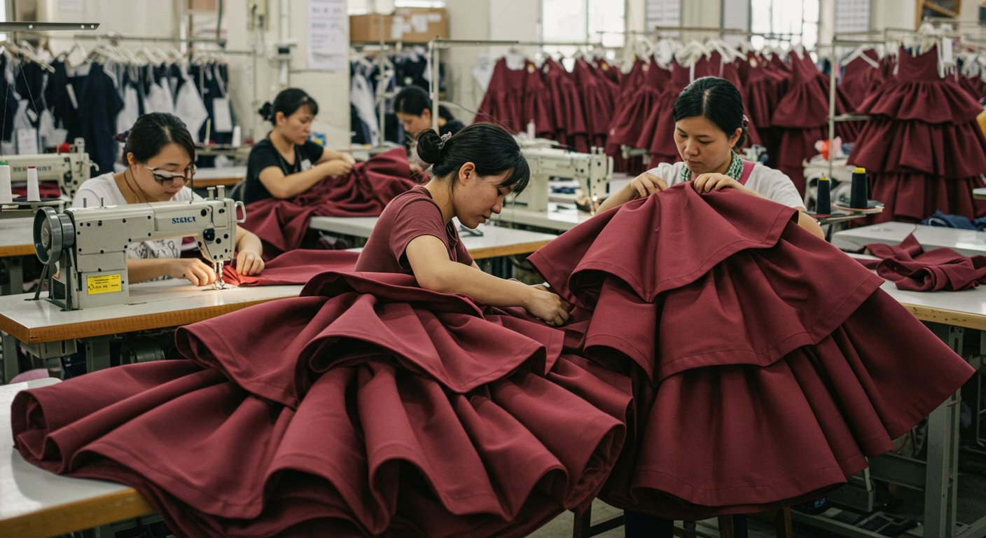 Пошив юбок с многоуровневым кроем