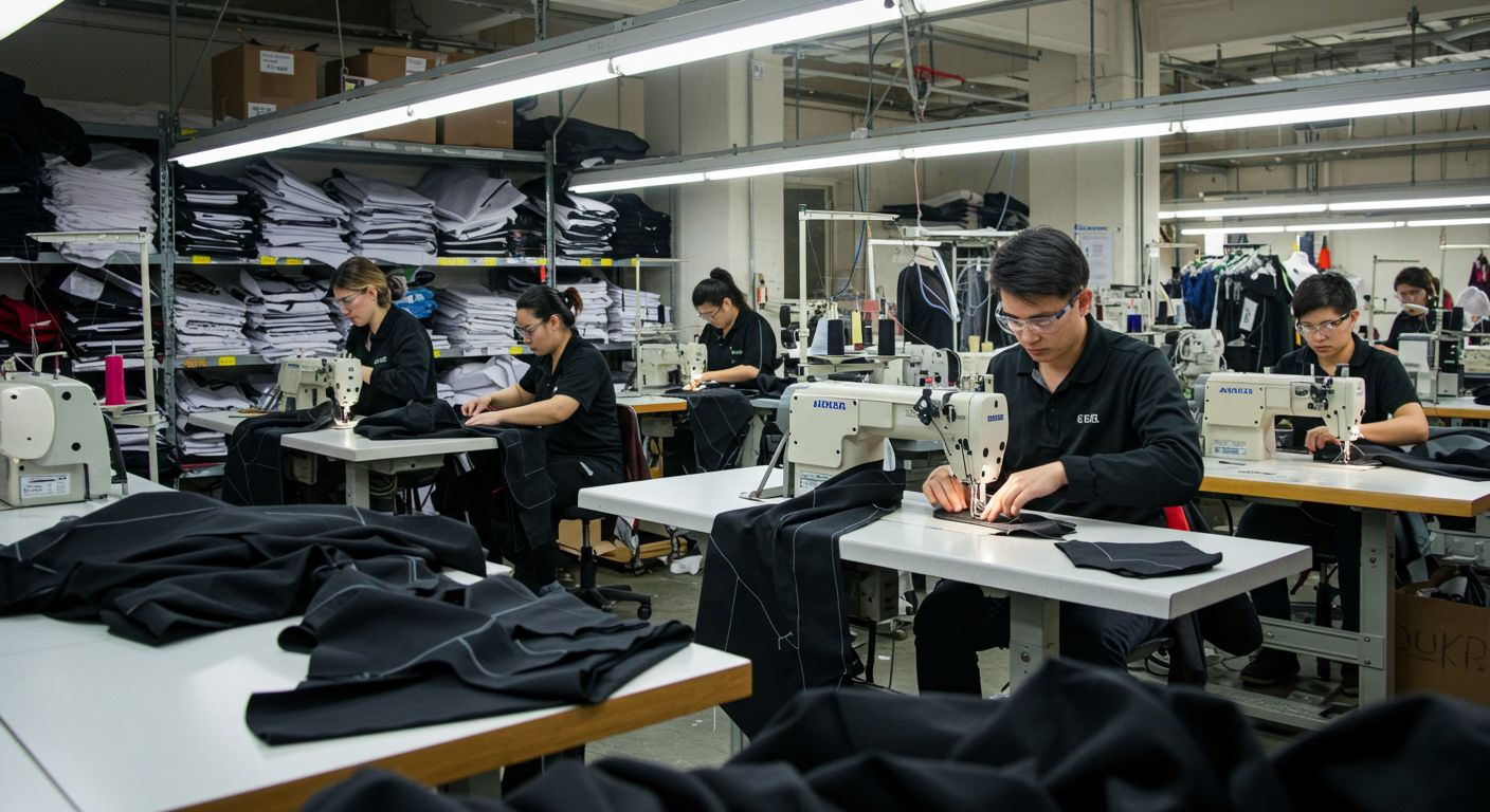 Спортивная одежда асимметричной формы