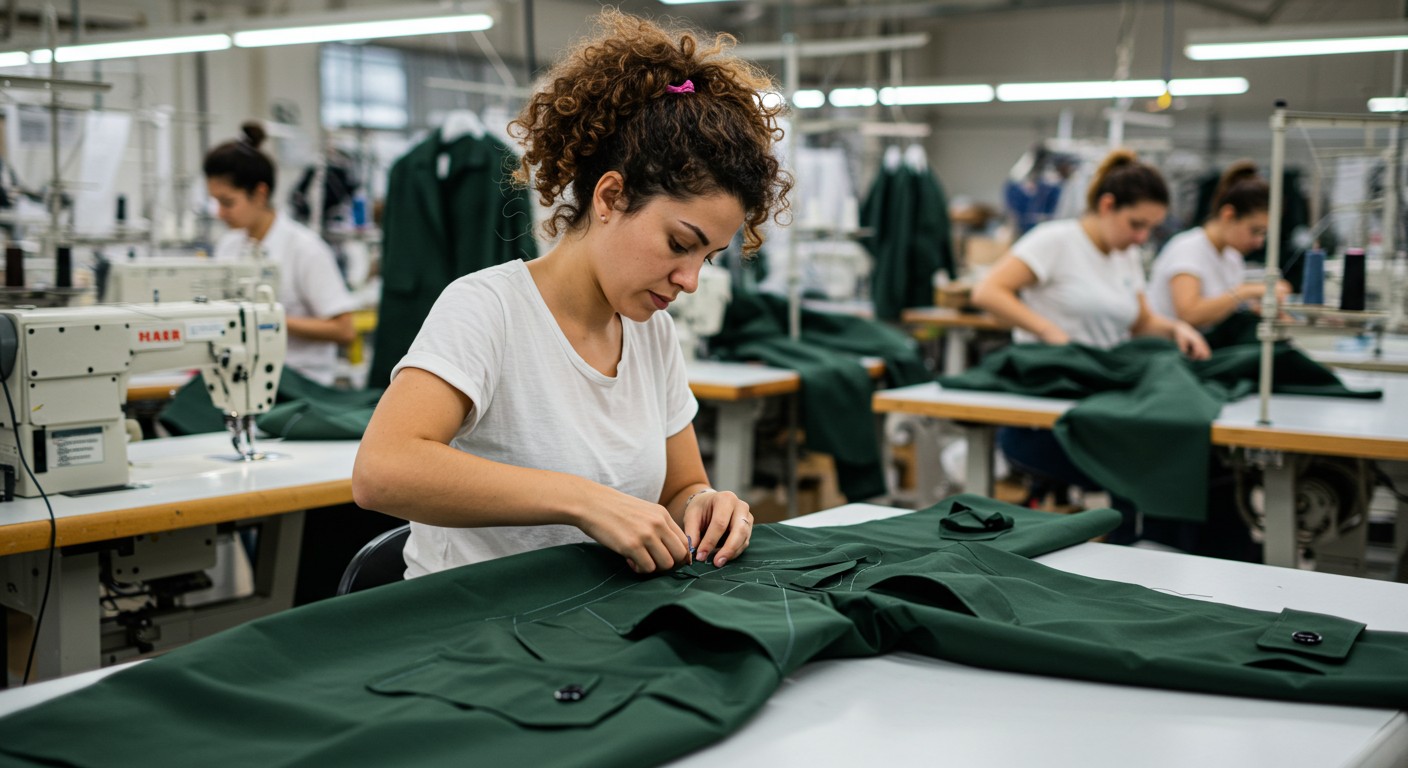 Верхняя одежда с каскадным дизайном