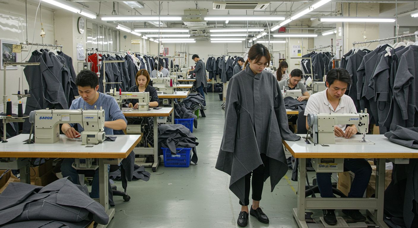 Швейная фабрика для пошива по форме сложной конструкции для вечерней одежды