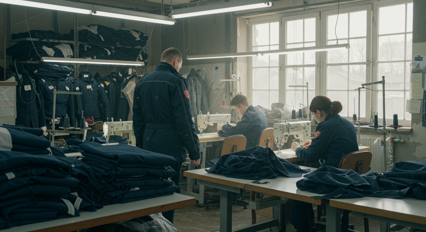 Швейная фабрика для пошива по форме сложной конструкции для костюмов и деловой одежды