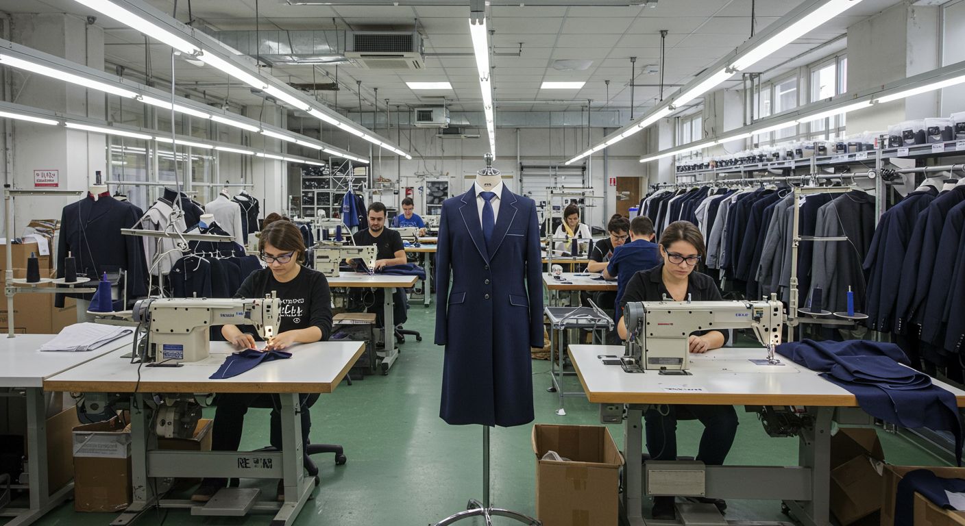 Костюмы и деловая одежда сложной конструкции