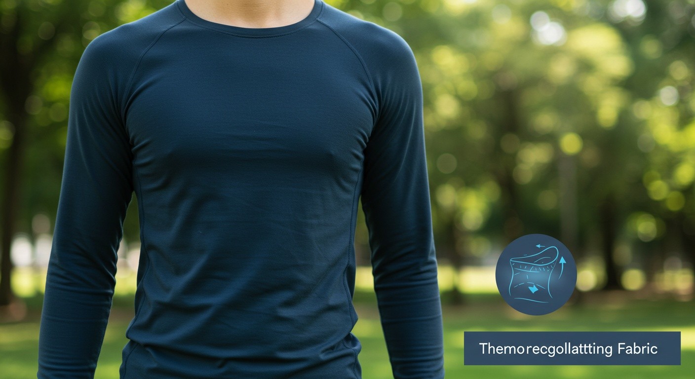 Терморегулирующая ткань Терморегулирующая ткань в спортивной одежде