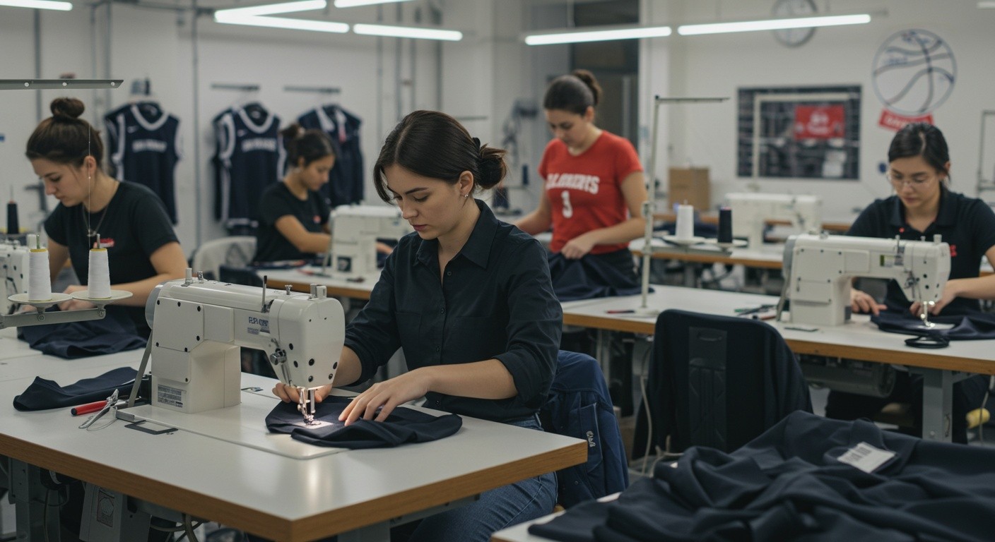 Индивидуальный пошив формы для баскетбольных команд среднего размера