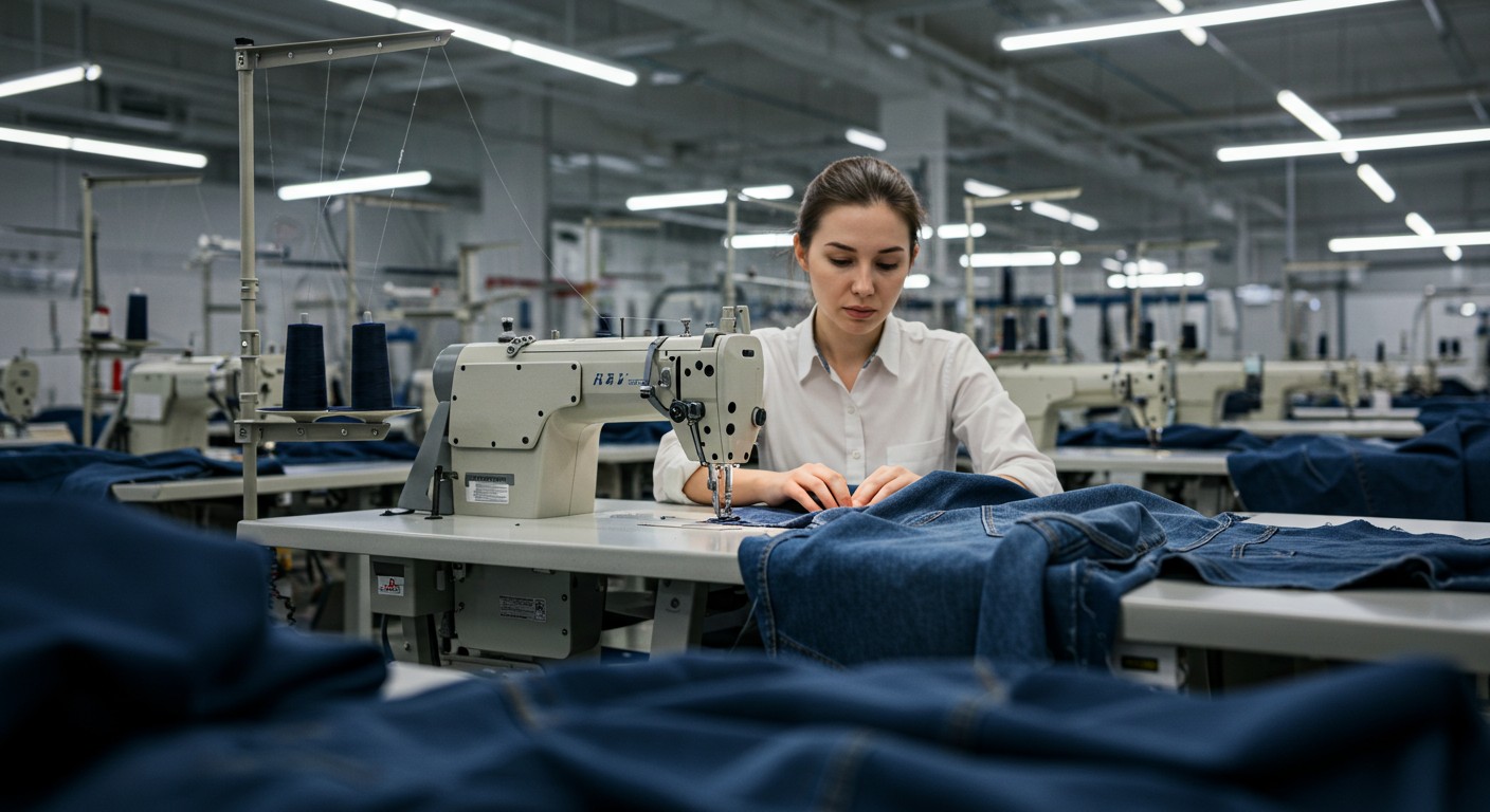 Швейная фабрика для пошива из денима