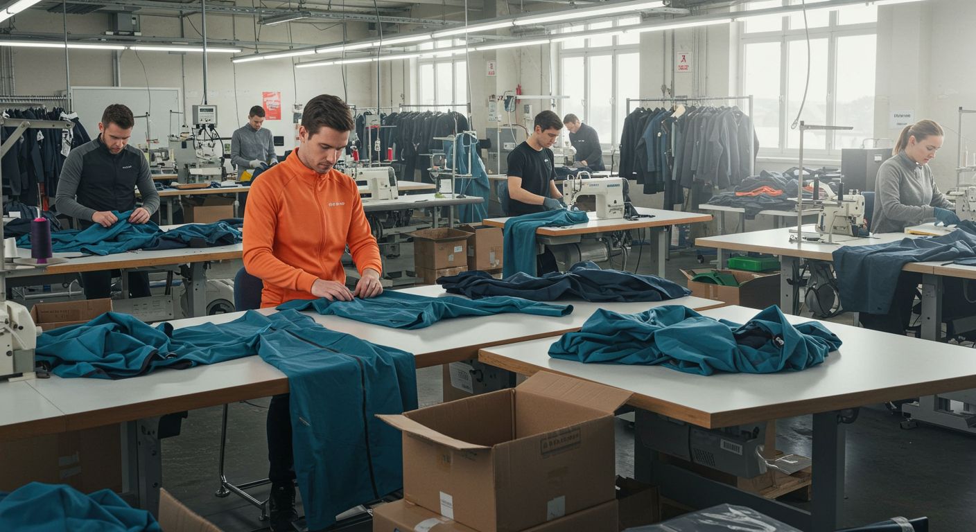 Производство одежды для зимнего бега