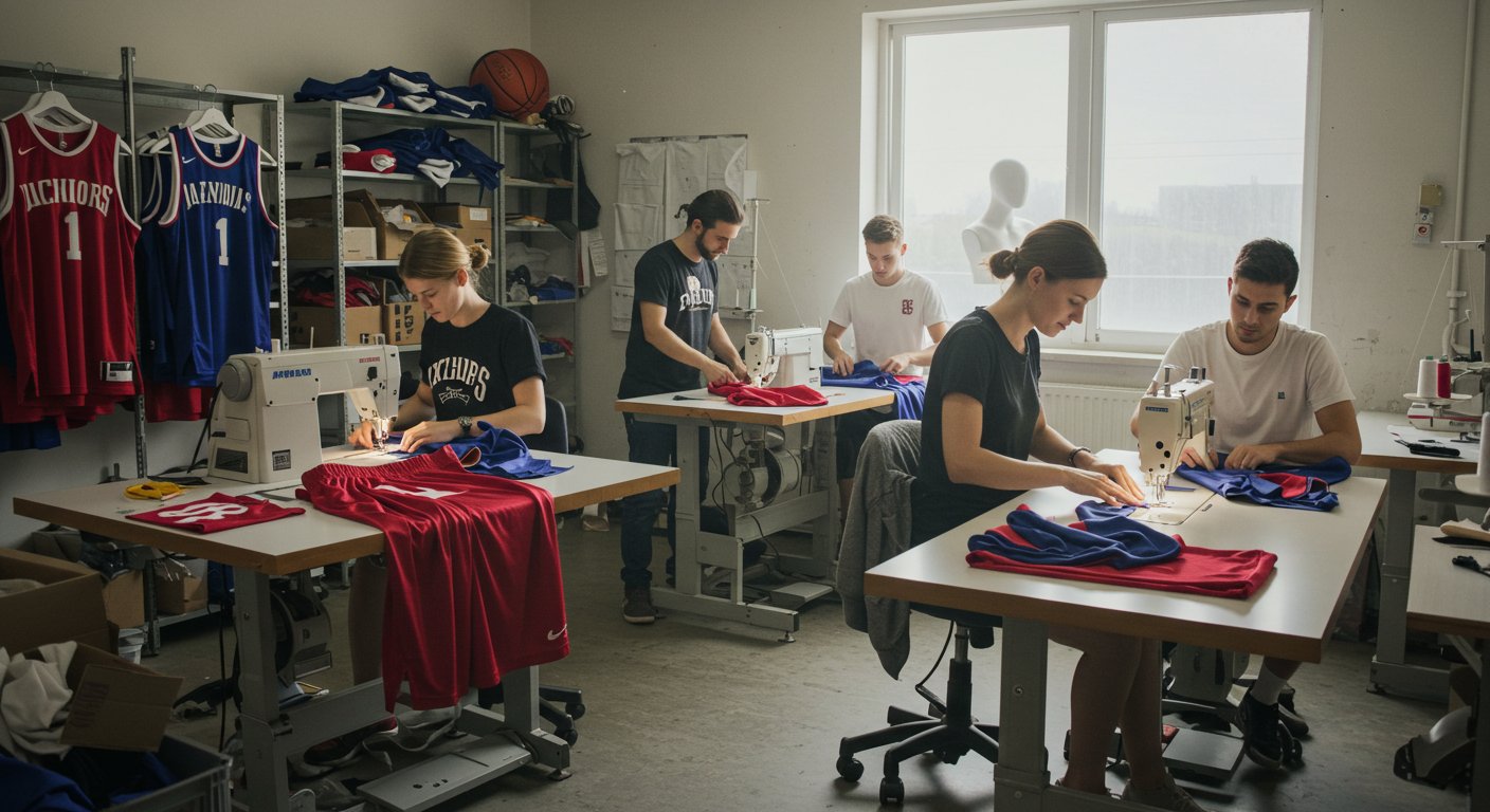 Пошив спортивной одежды для баскетбольных клубов