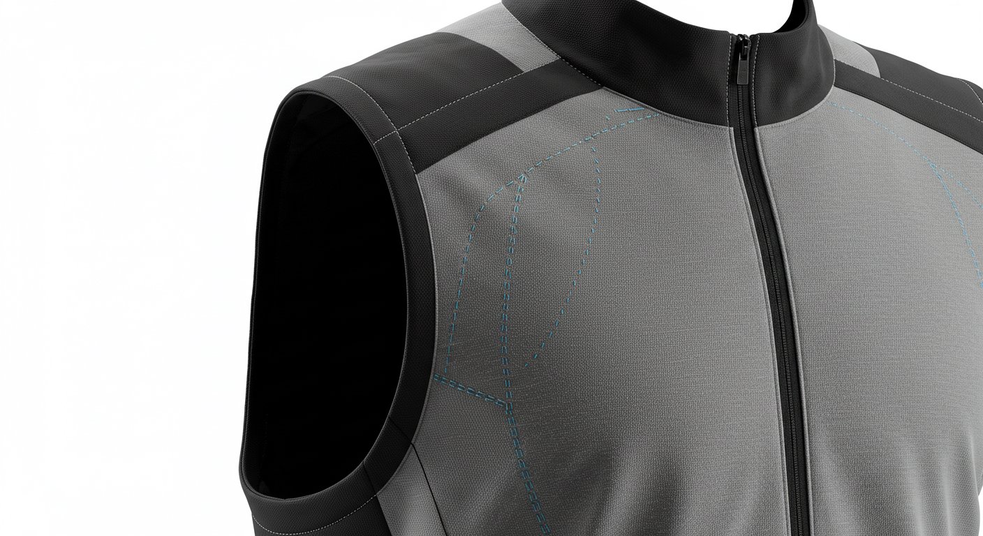 Жилет для активных тренировок Спортивный жилет с функциональными элементами