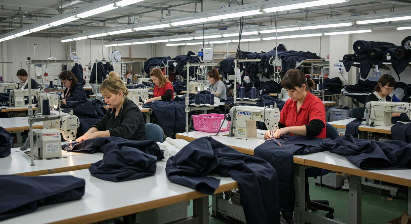 Пошив верхней одежды для массового производства