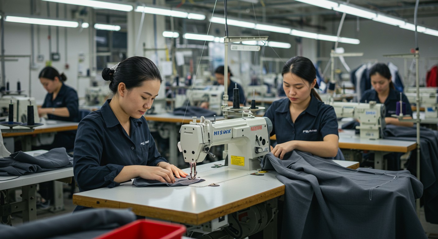 Пошив одежды с прямым кроем