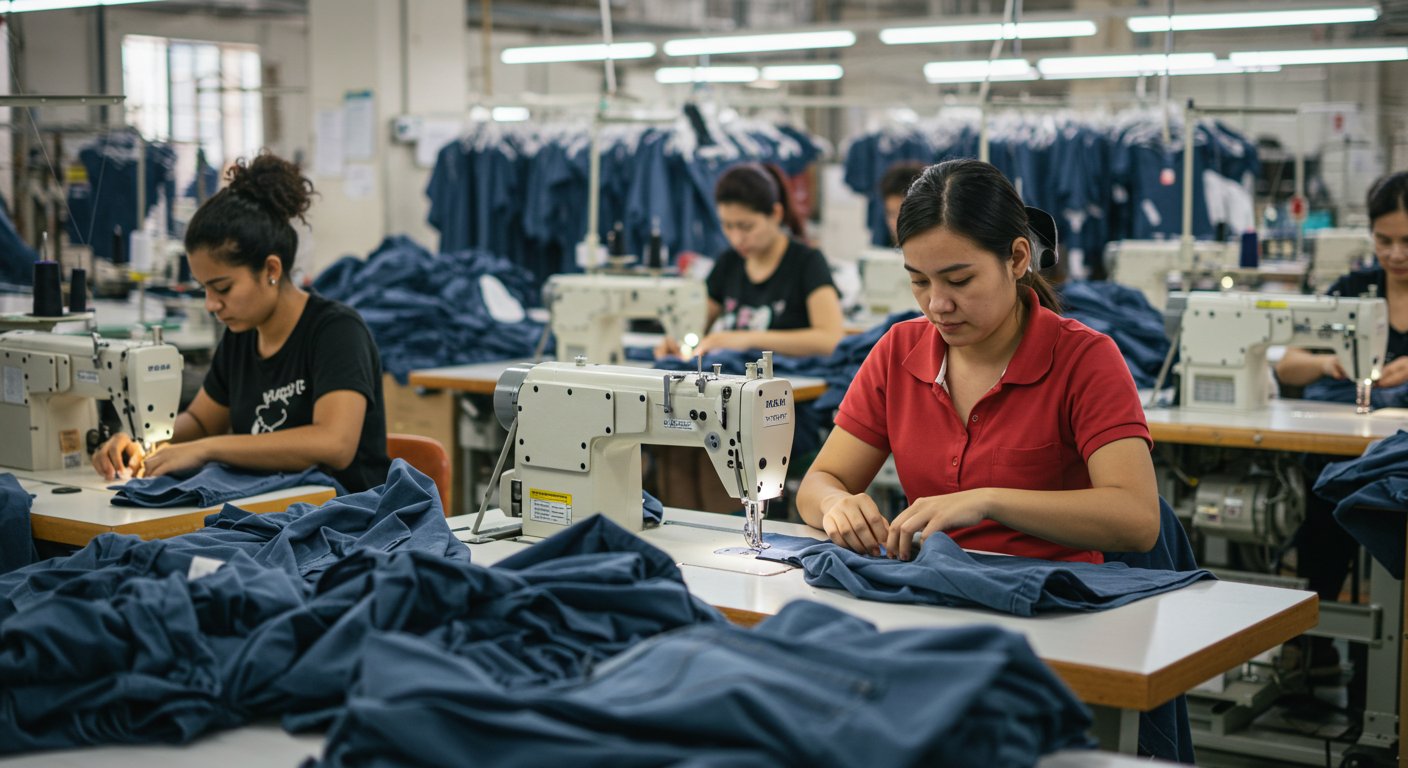 Пошив повседневной одежды для массового производства