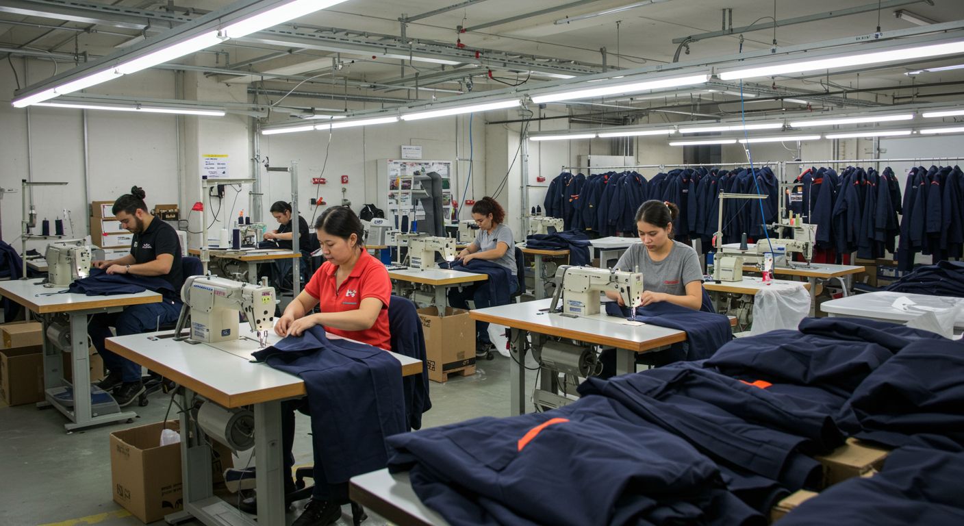 Промышленная рабочая одежда