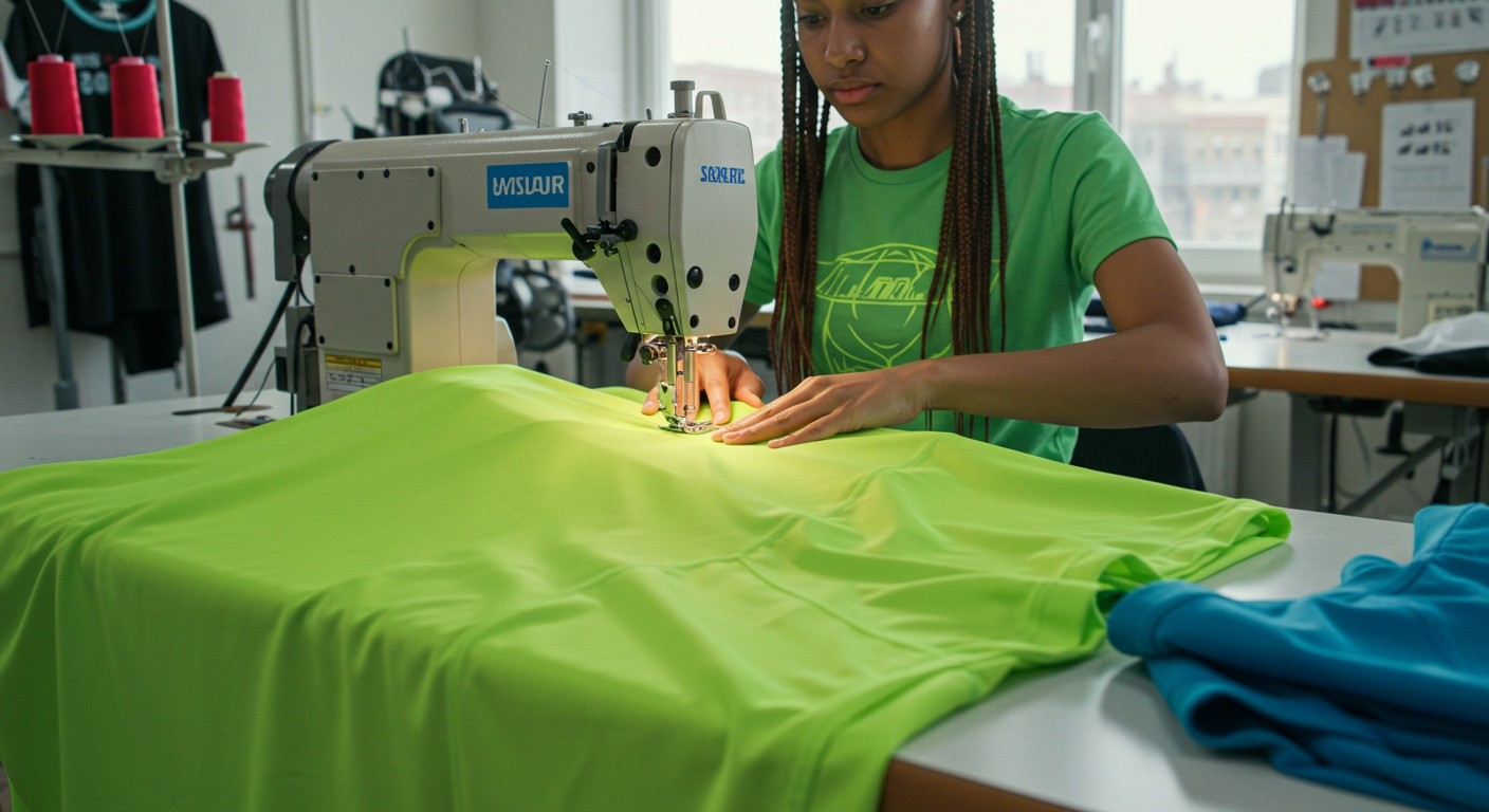 Пошив спортивных футболок оверсайз