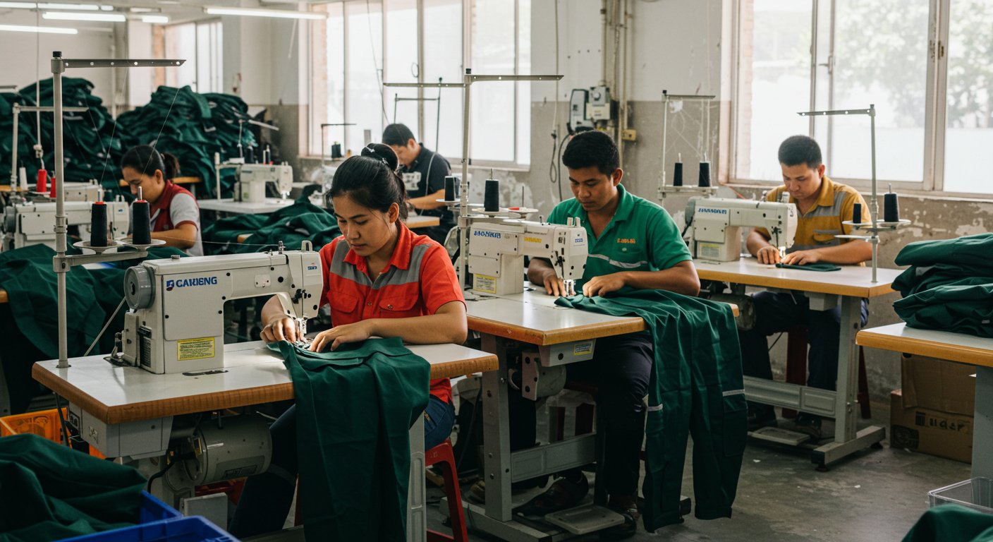 Швейная фабрика для пошива по функциональности для рабочей одежды для коммунальных служб