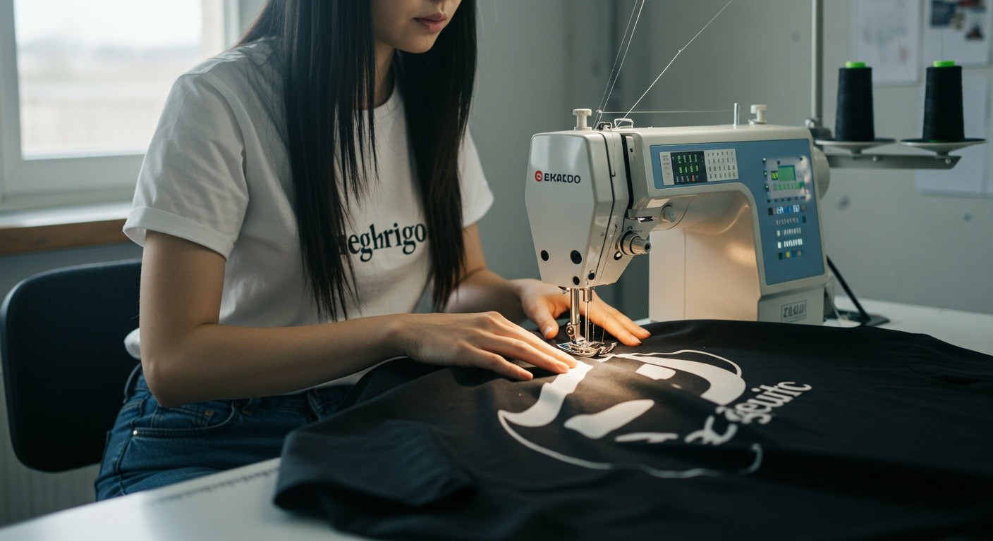 Пошив брендовых футболок оверсайз