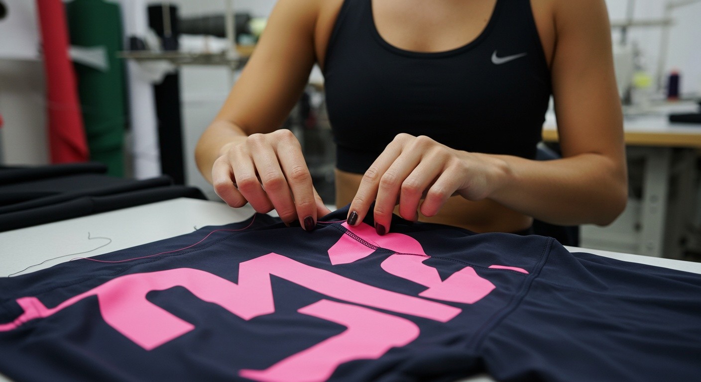 Спортивная одежда с фирменным дизайном компании