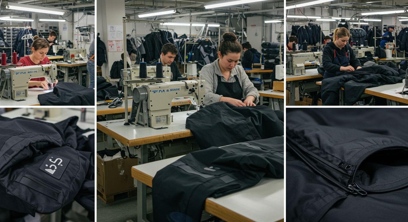 Швейная фабрика для пошива по функциональности для верхней одежды для активного отдыха