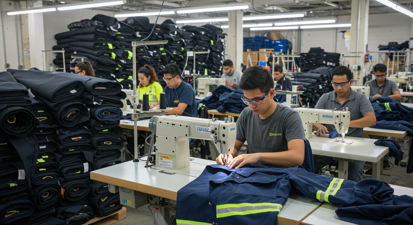 Швейная фабрика для пошива по функциональности для защитной одежды для пожарных