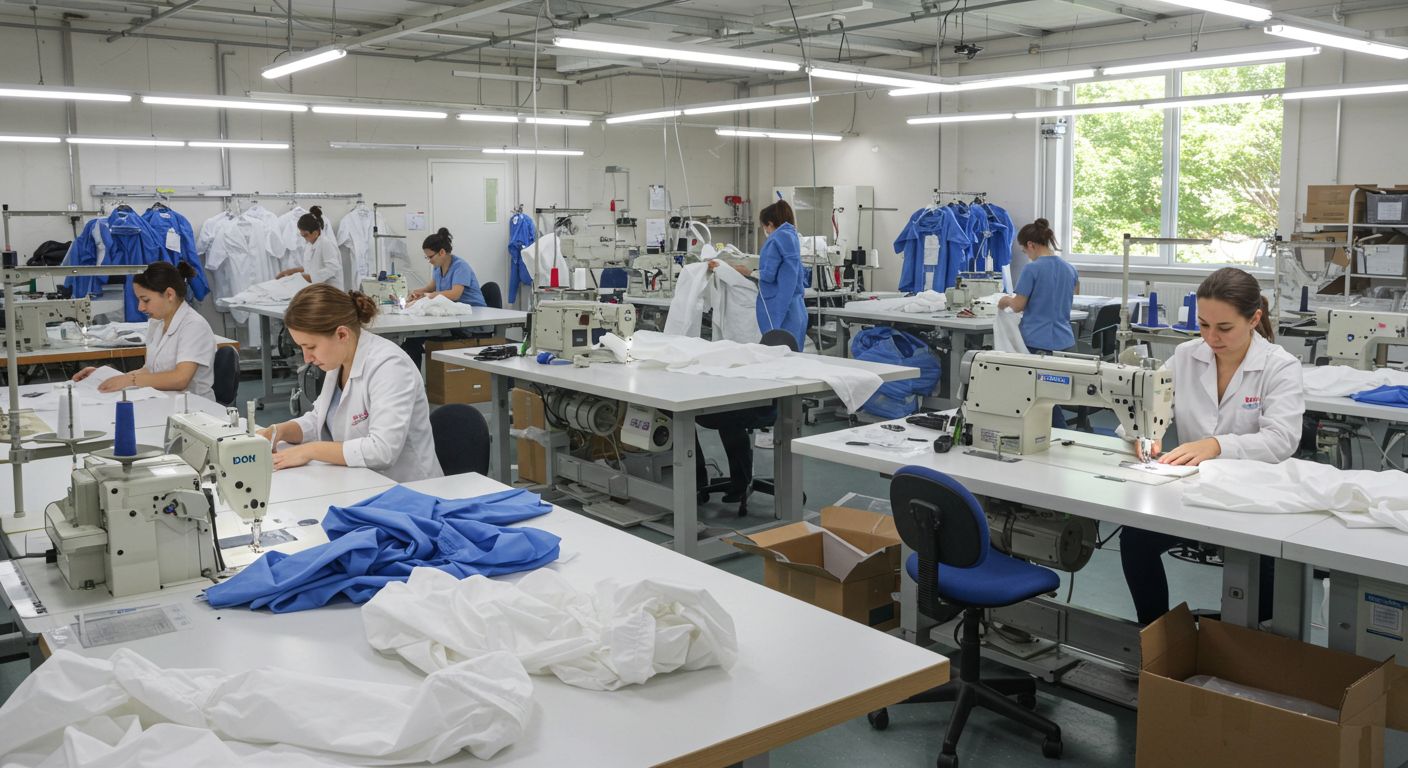 Защитная одежда для медицинских учреждений